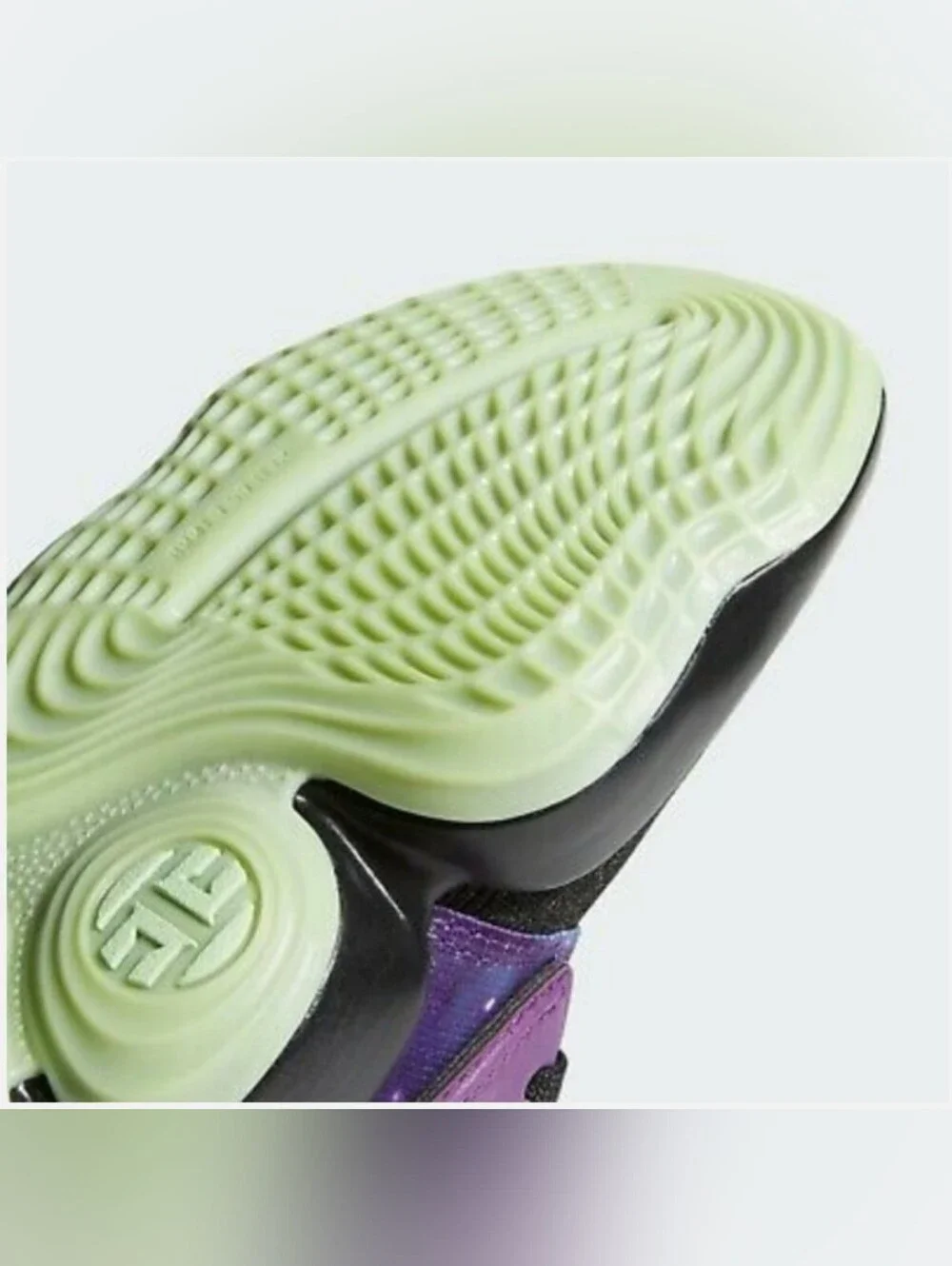 Adidas *James Harden* Vol 4  Kids Black & Purple Galaxy Sneakers